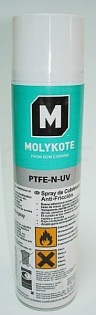 Антифрикционное покрытие Molykote PTFE-N UV на основе ПТФЭ с акриловым связующим, отверждаемое при нормальной температуре