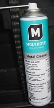 Очиститель Molykote Metal Cleaner Spray Очиститель общего назначения, не вызывающий коррозию