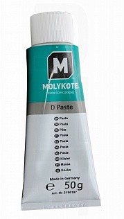 Паста Molykote D Paste Светлая сборочная паста с повышенной несущей способностью на основе твердых смазок и минерального масла для облегчения сборки и ускорения приработки